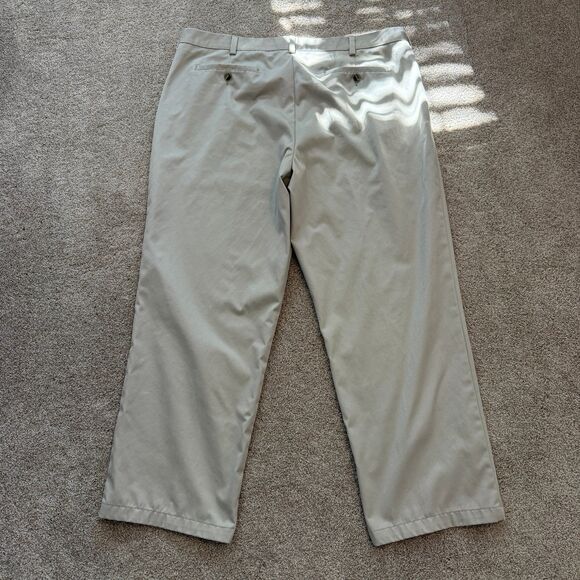 George Front Flat Men’s Khaki Chinos 42Wx30L - Picture 2 of 6